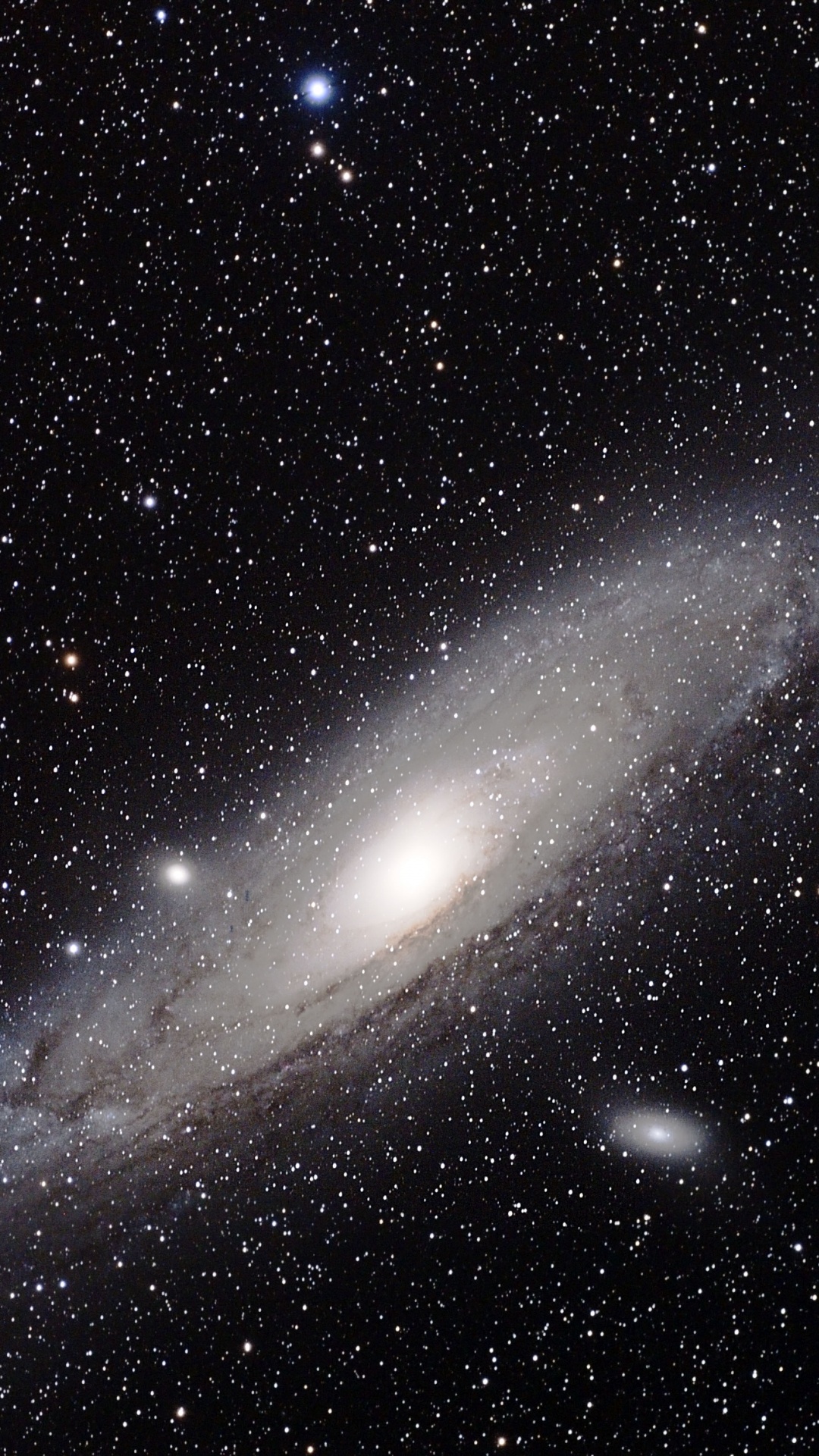 Étoiles Dans le Ciel Pendant la Nuit. Wallpaper in 1080x1920 Resolution