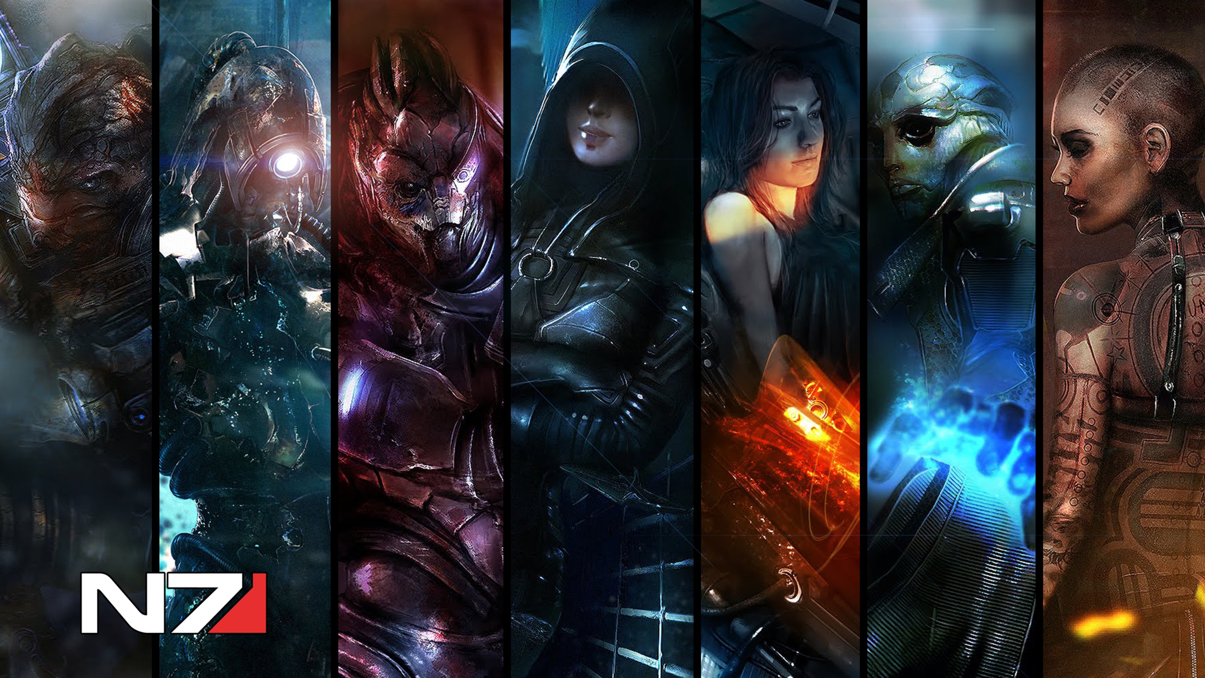 Mass Effect 3, Mass Effect, Mass Effect 2, Graphic Design, Poster. Wallpaper in 3840x2160 Resolution