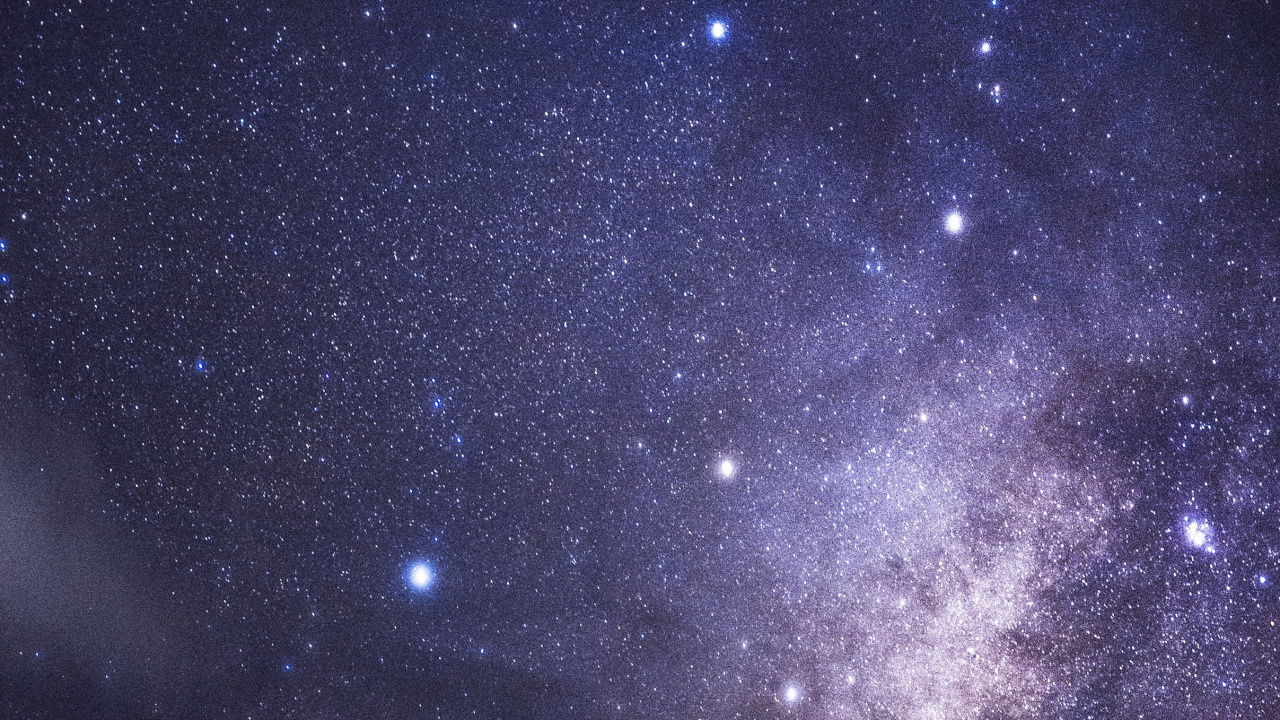 Ciel Bleu et Noir Avec Des Étoiles. Wallpaper in 1280x720 Resolution