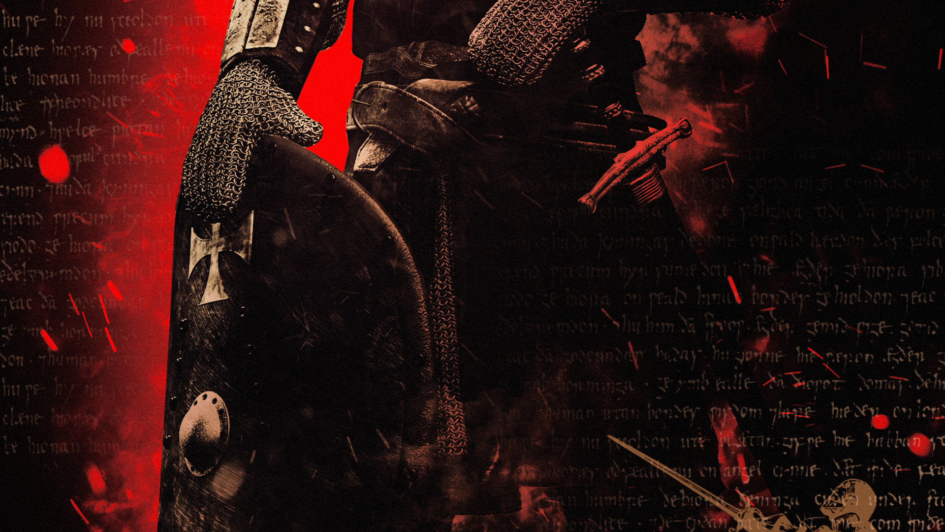 Affiche, Manche, Red, Art, Couverture de Livre. Wallpaper in 1920x1080 Resolution