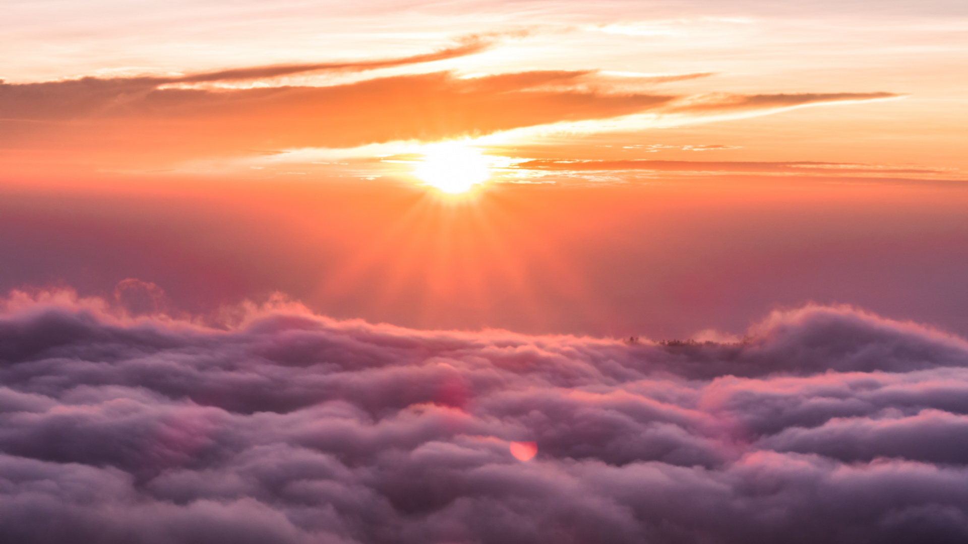 Cloud, Sonnenuntergang, Sonnenaufgang, Tageszeit, Atmosphäre. Wallpaper in 1920x1080 Resolution