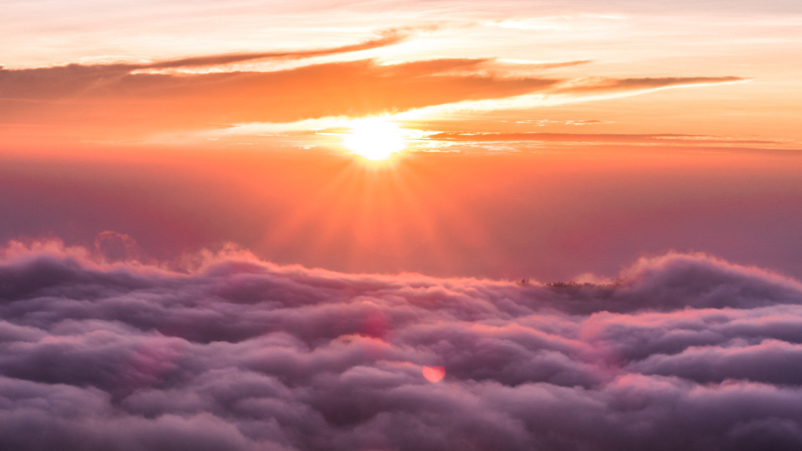 Cloud, Sonnenuntergang, Sonnenaufgang, Tageszeit, Atmosphäre. Wallpaper in 2560x1440 Resolution