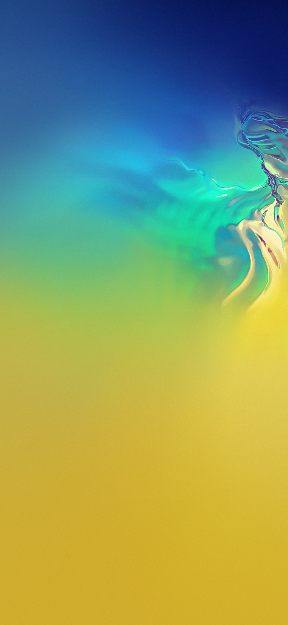 Illustration de Dragon Bleu et Blanc. Wallpaper in 1125x2436 Resolution