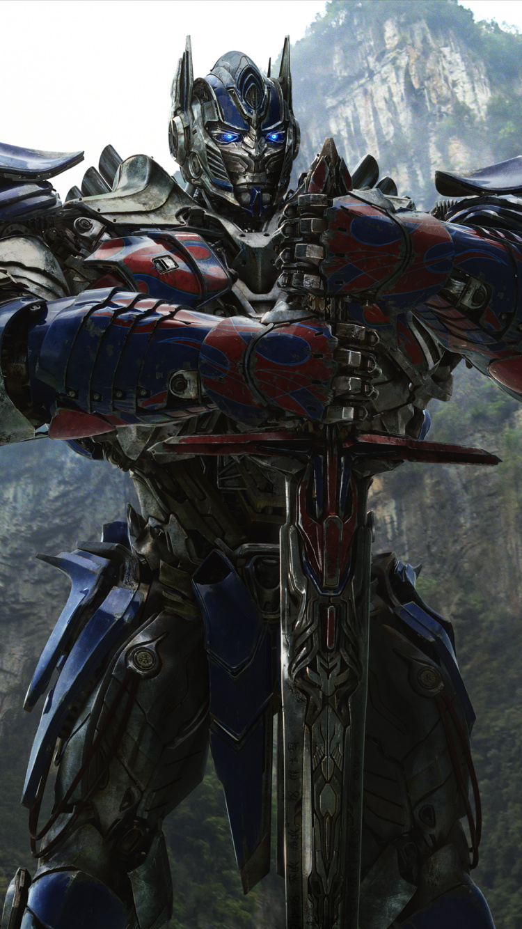 Transformatoren 5 Optimus Prime, Optimus Prime, Hummel, Transformator, Autobot. Wallpaper in 750x1334 Resolution