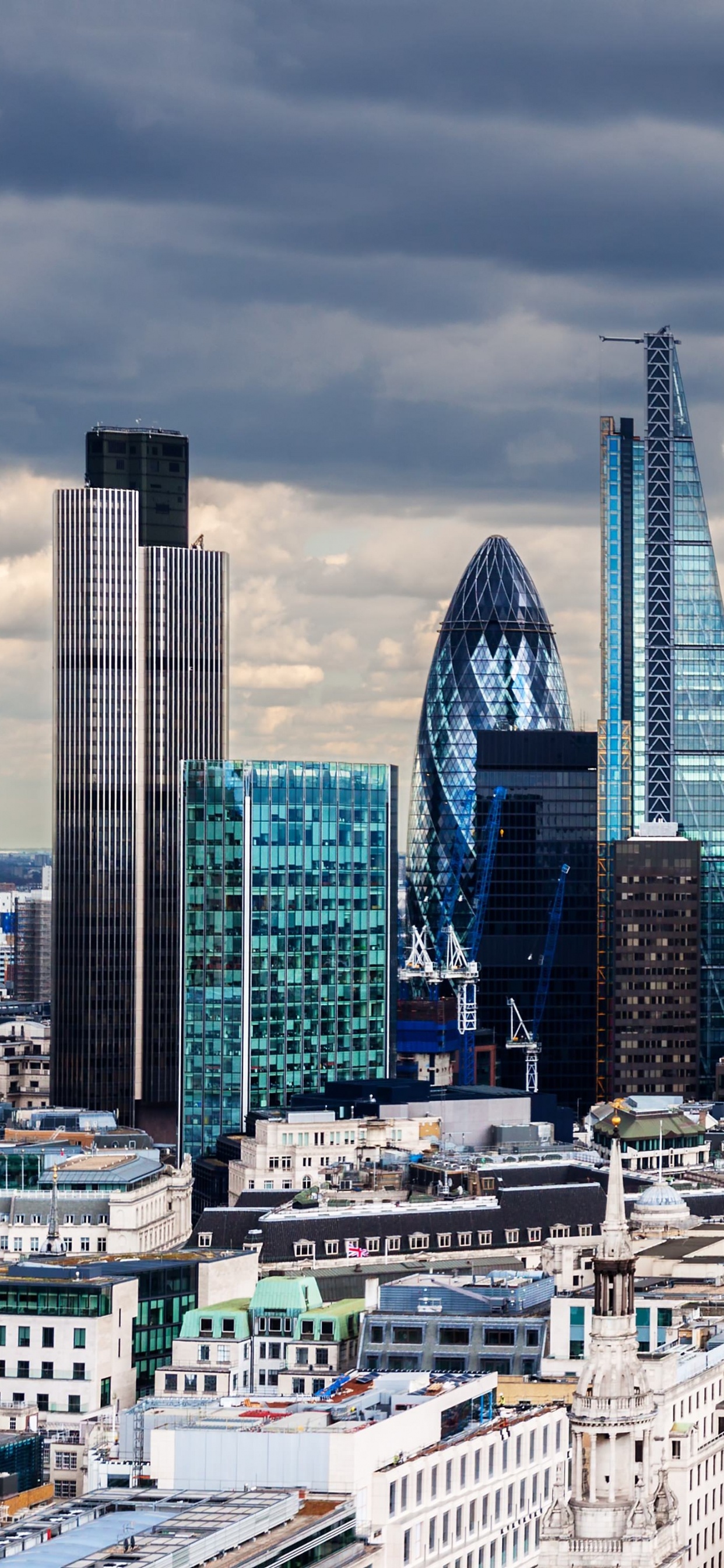 伦敦, 城市景观, 城市, 大都会, 天际线 壁纸 1242x2688 允许