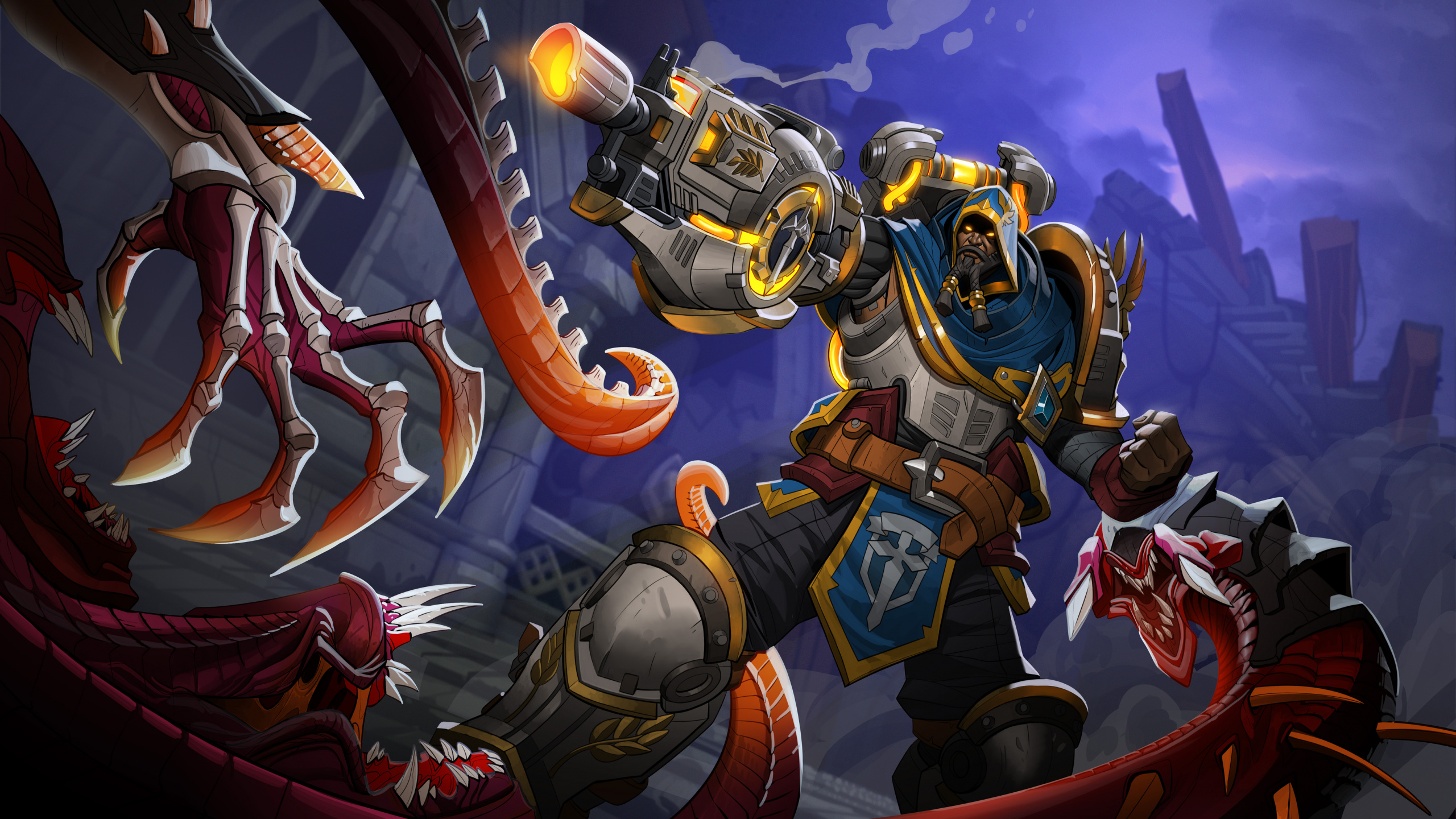 la Mitología, Ilustración, Paladines, Juego de Aventura de Acción, Shooter en Primera Persona. Wallpaper in 2560x1440 Resolution