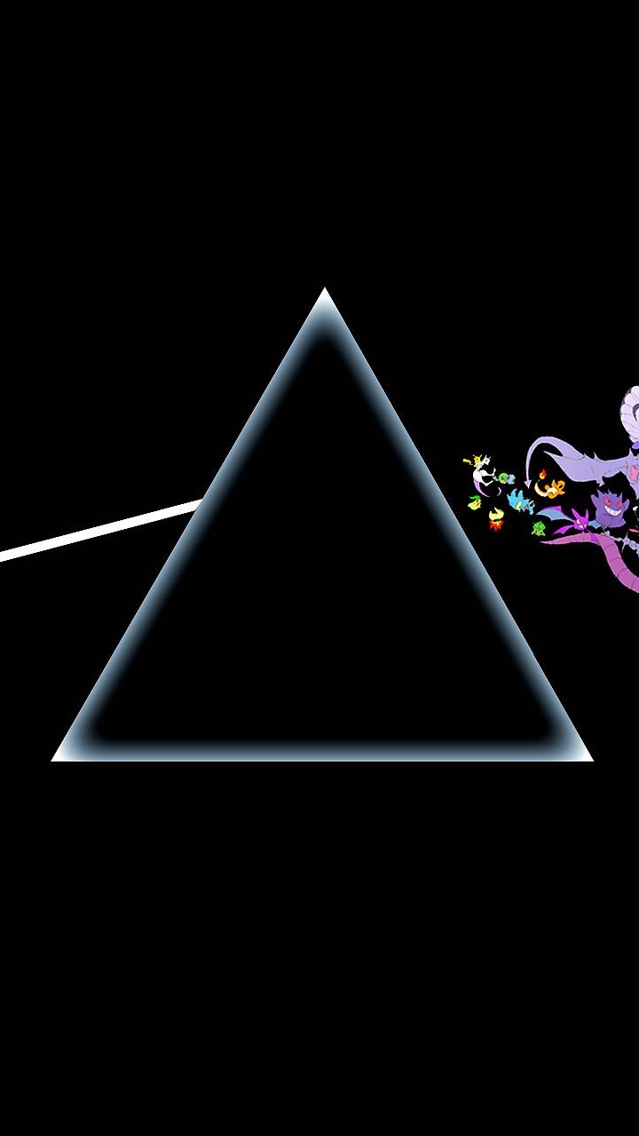 The Dark Side of The Moon, Pink Floyd, Graphic Design, Triangle, Graphics. Wallpaper in 720x1280 Resolution