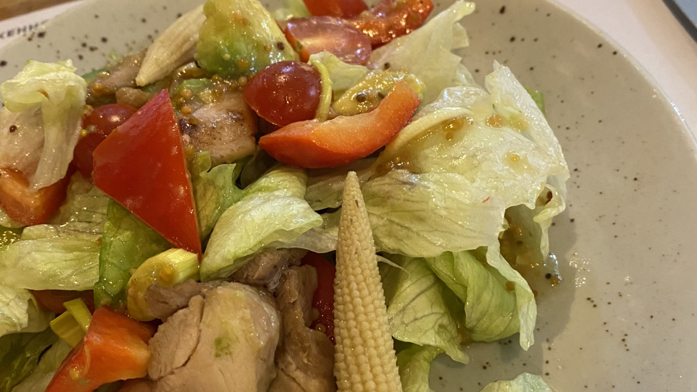 Caesar Salat, Griechische Küche, Fattoush, Blatt-Gemüse, Mittag. Wallpaper in 1366x768 Resolution