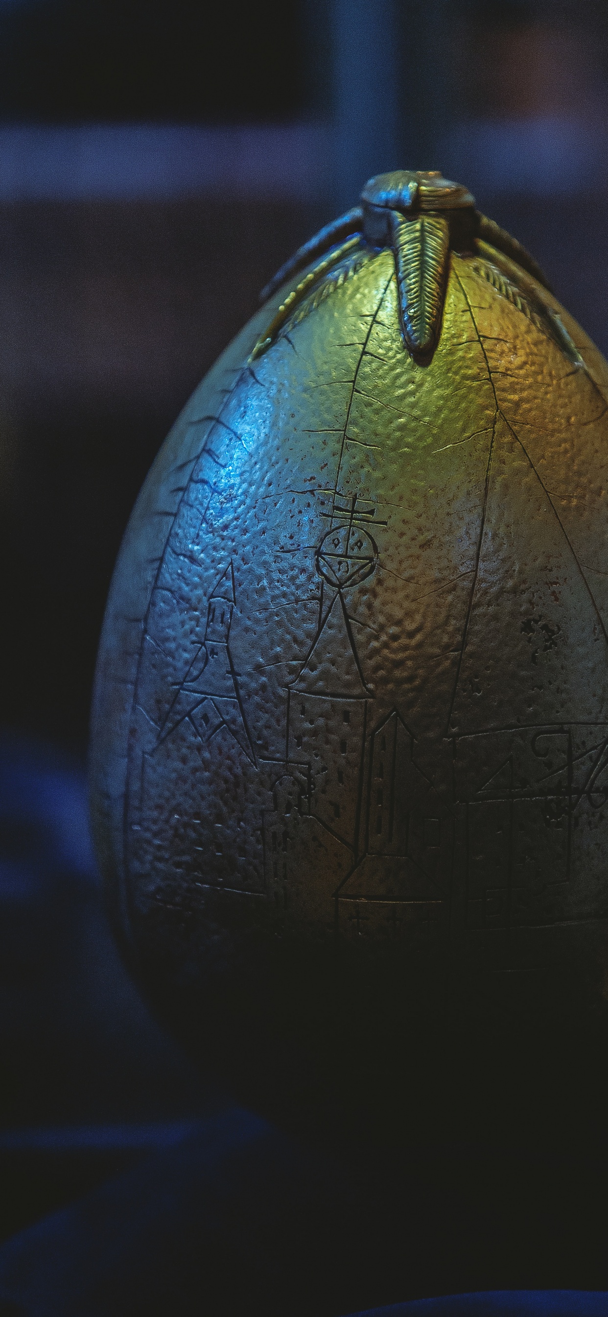 Harry Potter, Bleu Majorelle, Bleu de Cobalt, Sphère, Ornement. Wallpaper in 1242x2688 Resolution