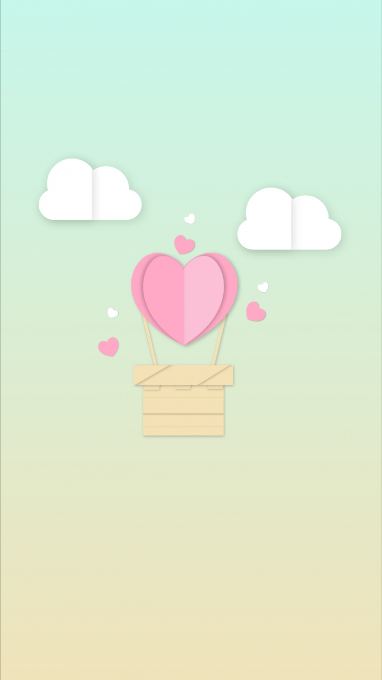 Coraz, Globo de Aire Caliente, Rosa, Fila, Ingrediente. Wallpaper in 750x1334 Resolution