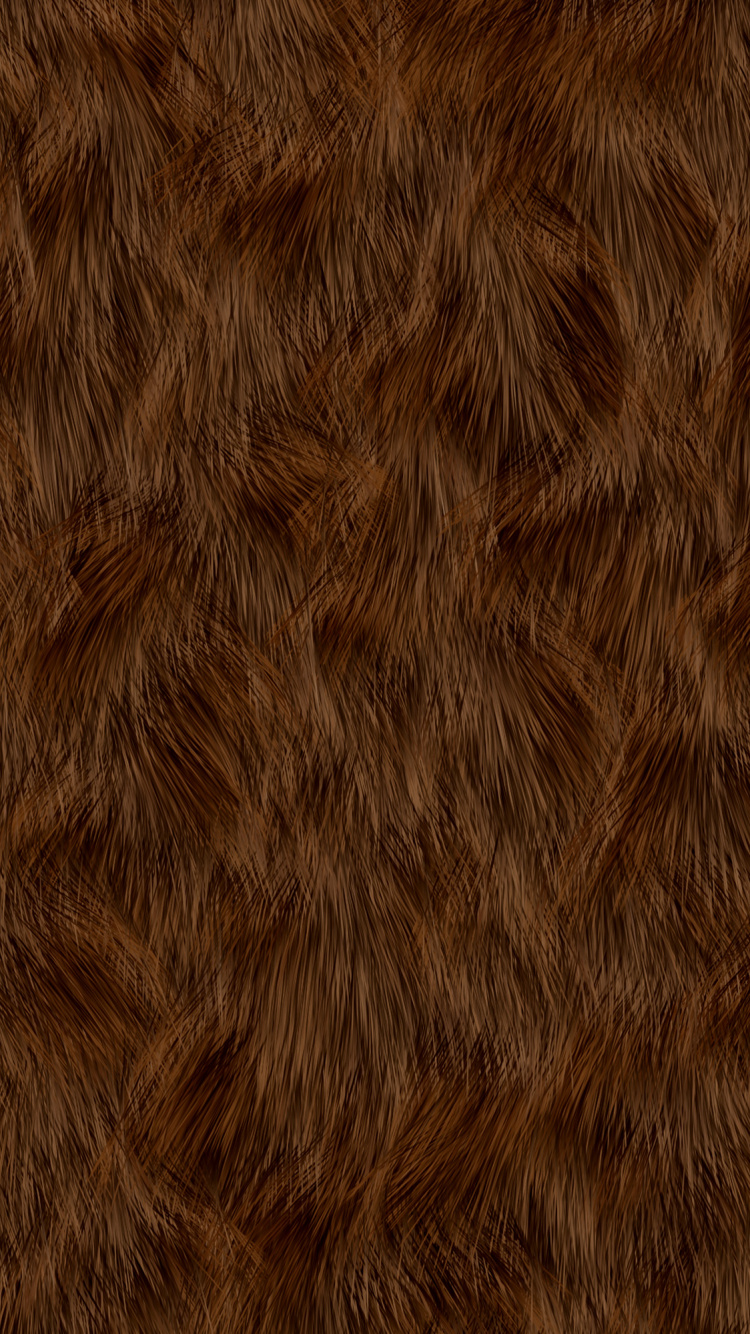 Brauner Und Beiger Pelztextil. Wallpaper in 750x1334 Resolution