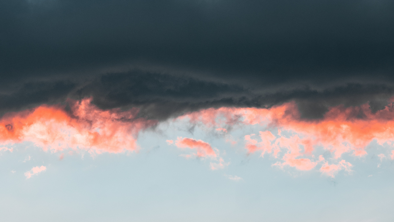 Sunset, Cumulus, Cloud, Horizon, Atmosphere. Wallpaper in 1280x720 Resolution