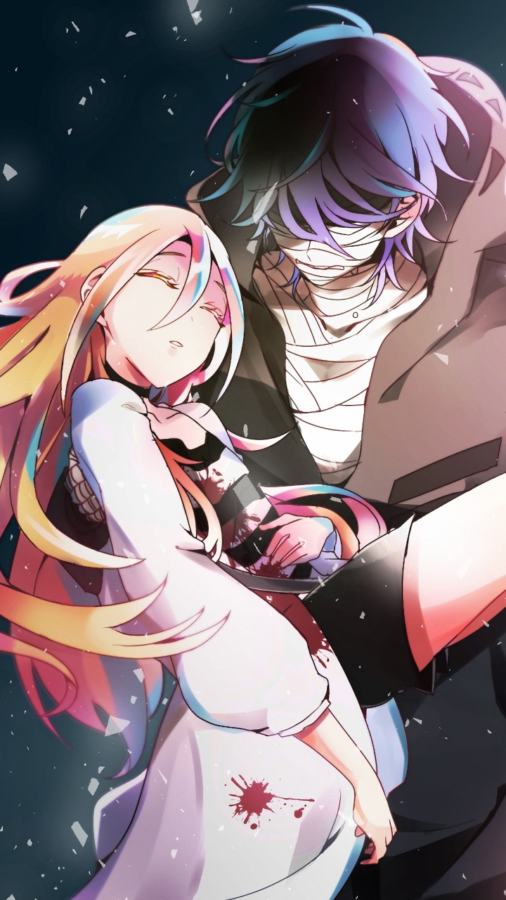 Mujer en Camisa Blanca de Manga Larga Personaje de Anime. Wallpaper in 720x1280 Resolution