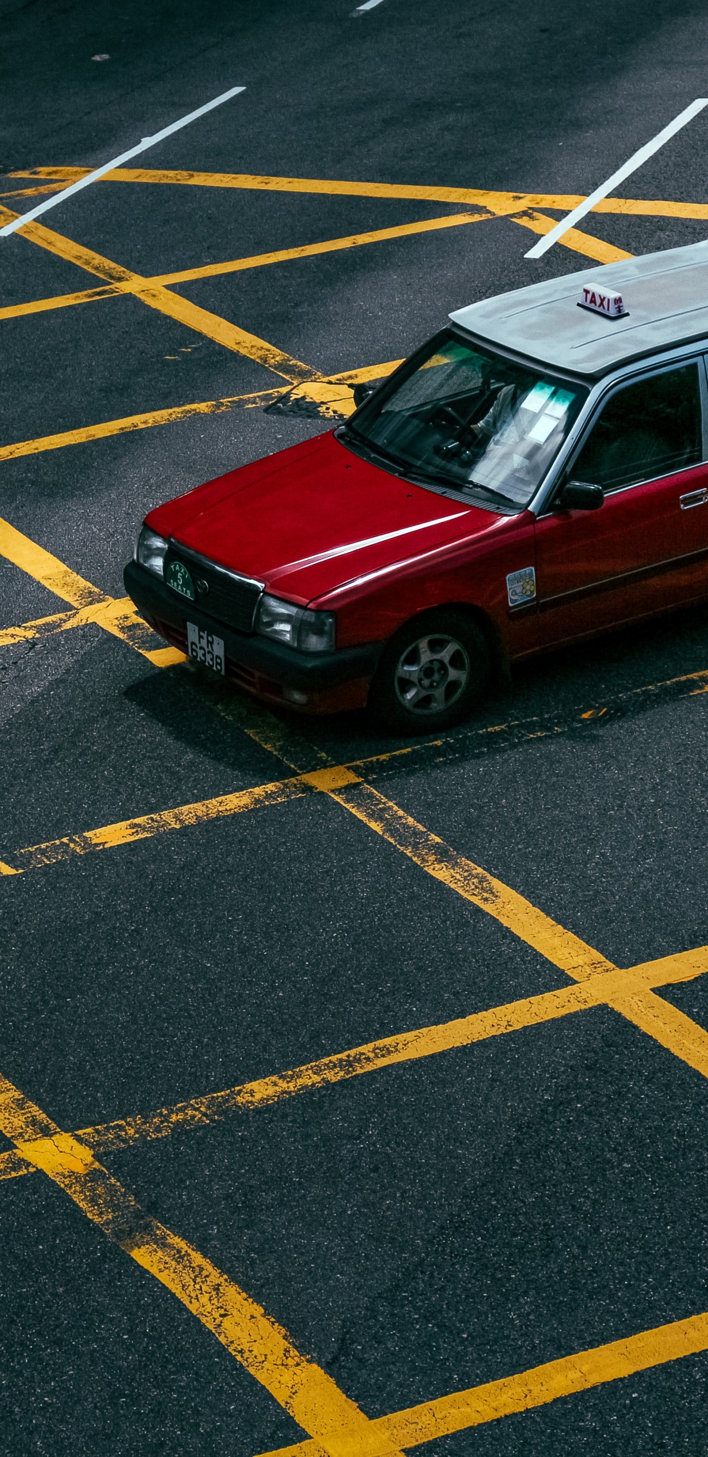 Red and White Car on Road. Wallpaper in 1440x2960 Resolution