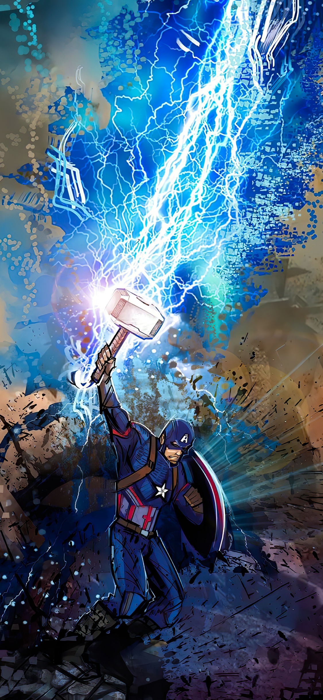 Arts Visuels, Art, Illustration, Superhero, Cartoon. Wallpaper in 1125x2436 Resolution