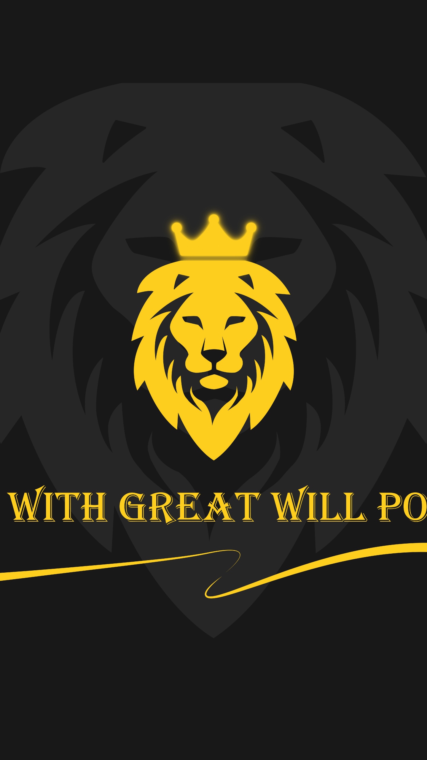 Lion, König, Löwe, Illustration, Grafik-design. Wallpaper in 1440x2560 Resolution