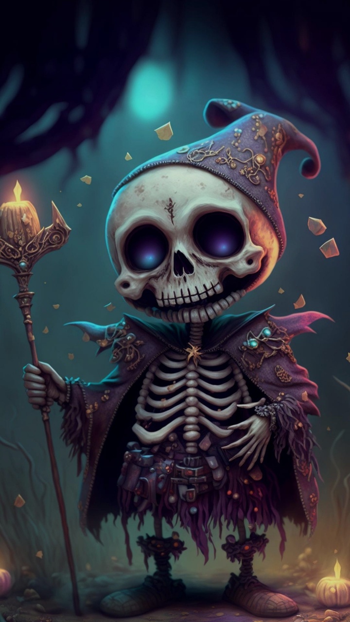 Skull, Art, Purple, Bone, Pink. Wallpaper in 720x1280 Resolution