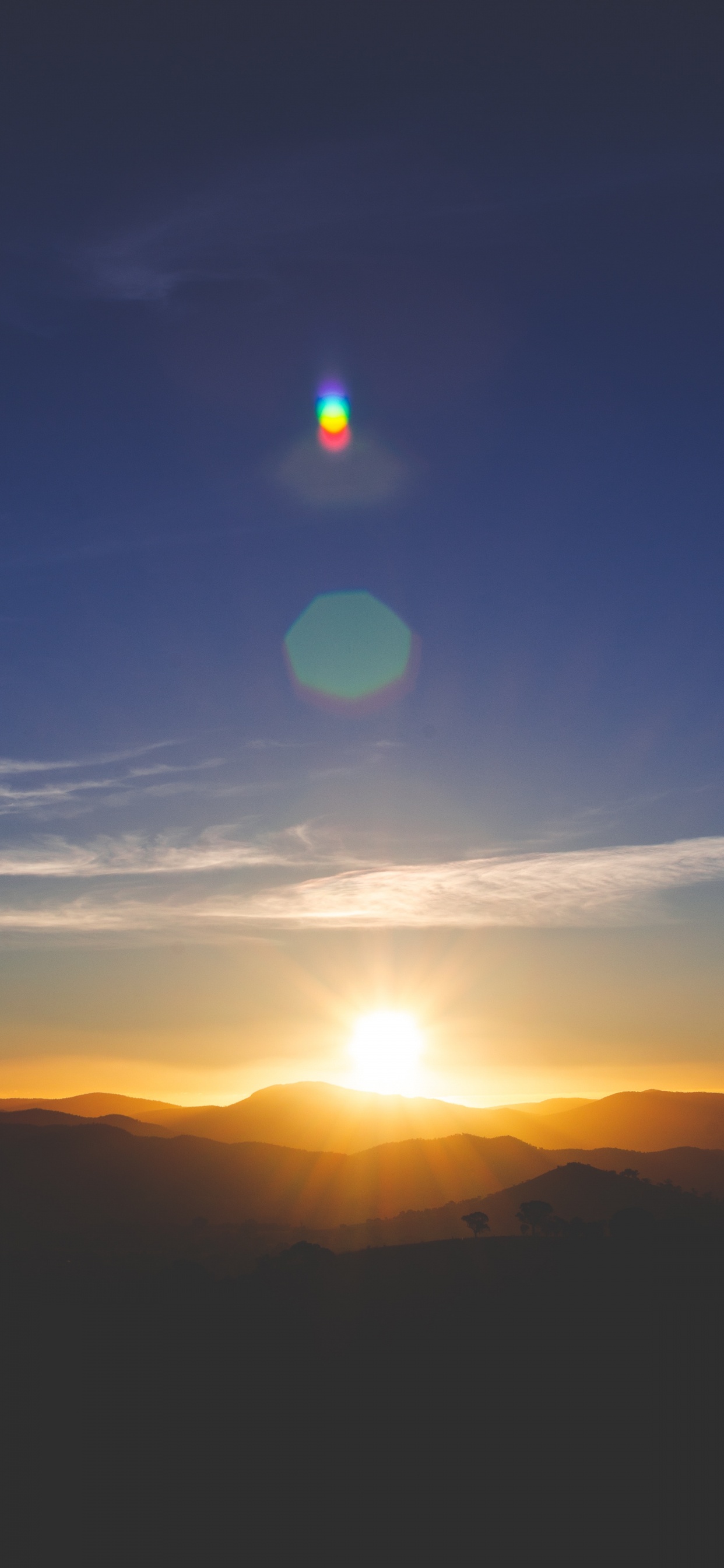 Horizont, Sonnenuntergang, Sonnenaufgang, Atmosphäre, Sonne. Wallpaper in 1242x2688 Resolution