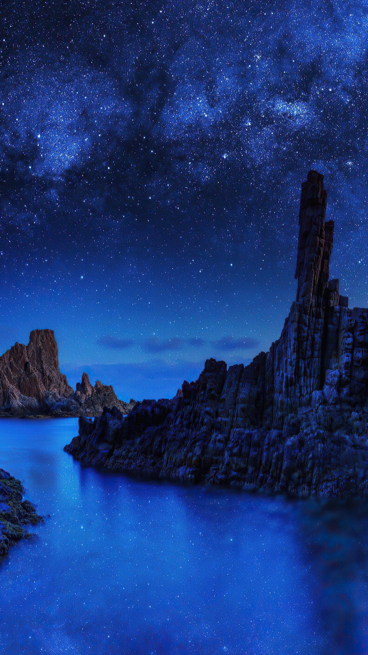 Steve Jablonsky Tessa, Tessa, Night, Water, Cloud. Wallpaper in 750x1334 Resolution