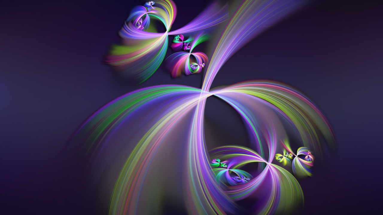 Purple and Green Light Illustration. Wallpaper in 1280x720 Resolution