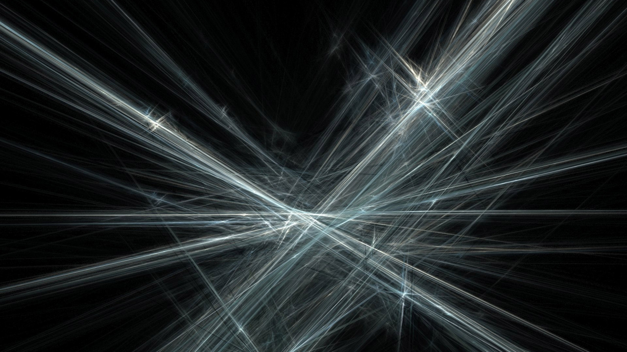 Lumière Blanche Sur Fond Noir. Wallpaper in 1280x720 Resolution