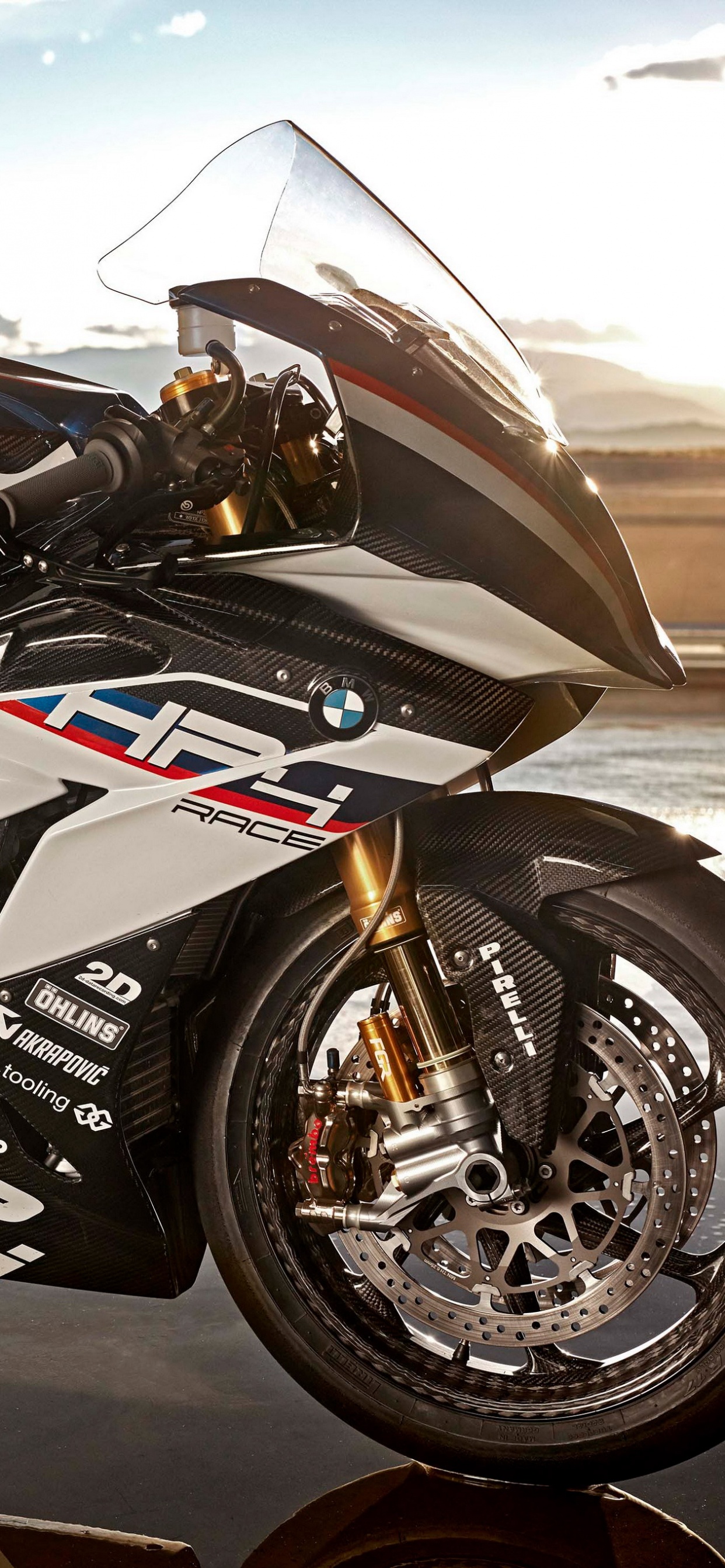 Black and Red Sports Bike. Wallpaper in 1242x2688 Resolution