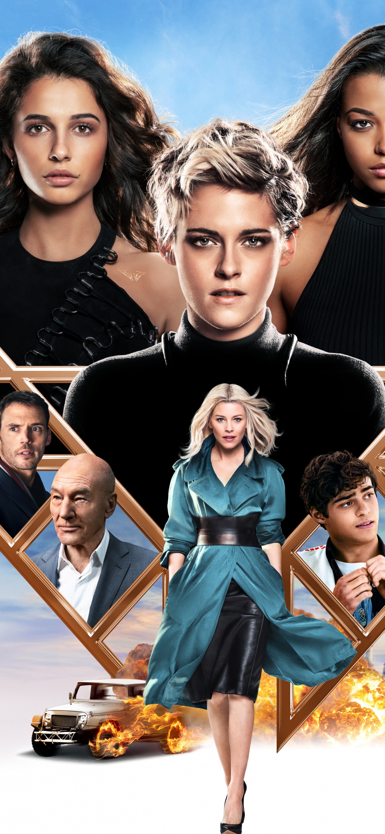 3 Femmes en Débardeur Noir et Jean Denim Bleu. Wallpaper in 1242x2688 Resolution