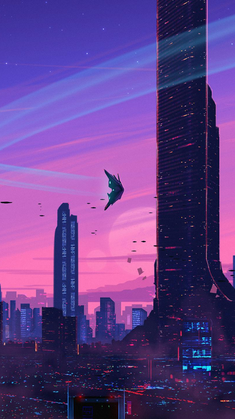 Tower Block, City, Cityscape, Tower, Urban Area. Wallpaper in 750x1334 Resolution