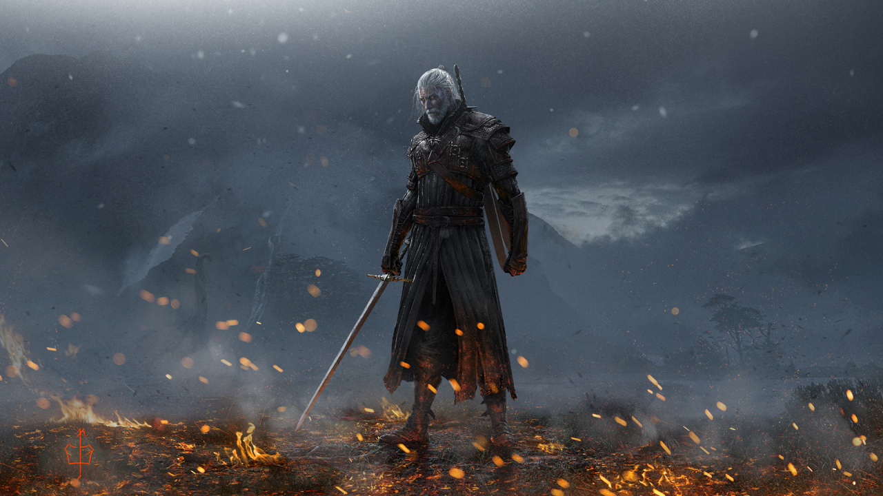Geralt de Rivia, The Witcher 3 Wild Hunt, Witcher, Ciri, Les Vêtements D'extérieur. Wallpaper in 1280x720 Resolution