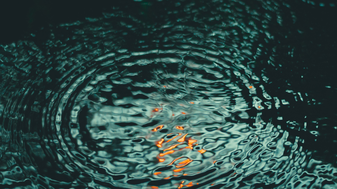 Agua, Azul, Reflexión, Aqua, Patrón. Wallpaper in 1366x768 Resolution