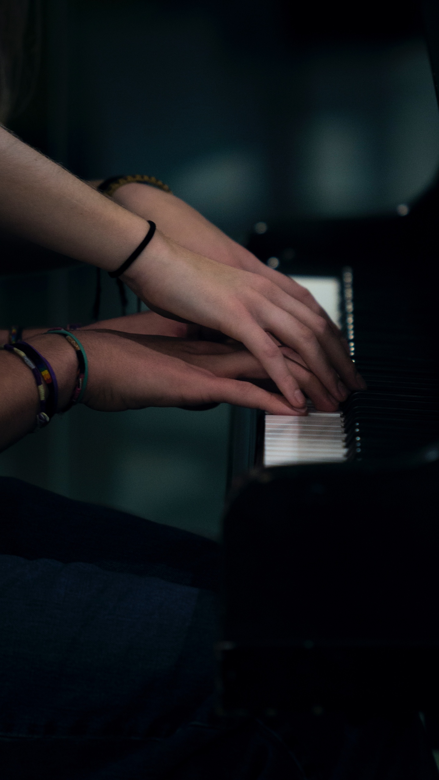 Klavier, Pianist, Hand, Musiker, Arm. Wallpaper in 1440x2560 Resolution