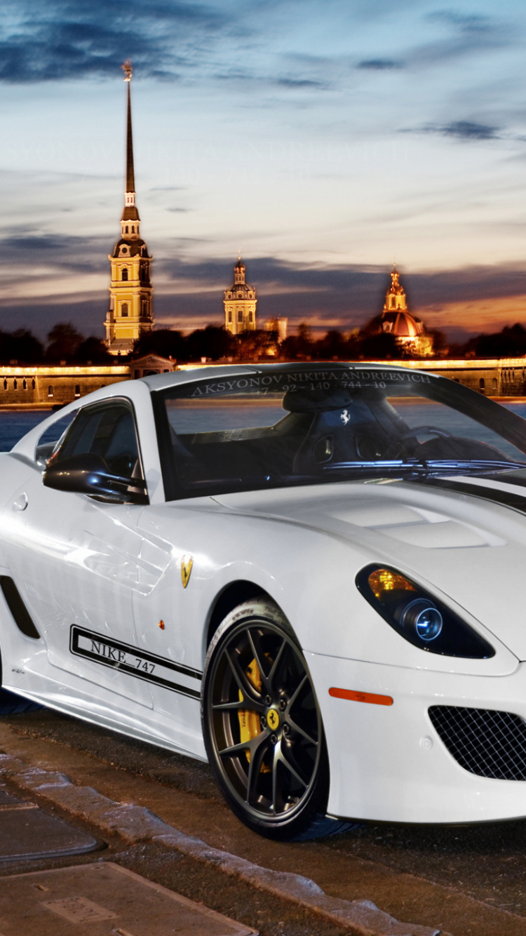 White Porsche 911 on Dock During Daytime. Wallpaper in 750x1334 Resolution