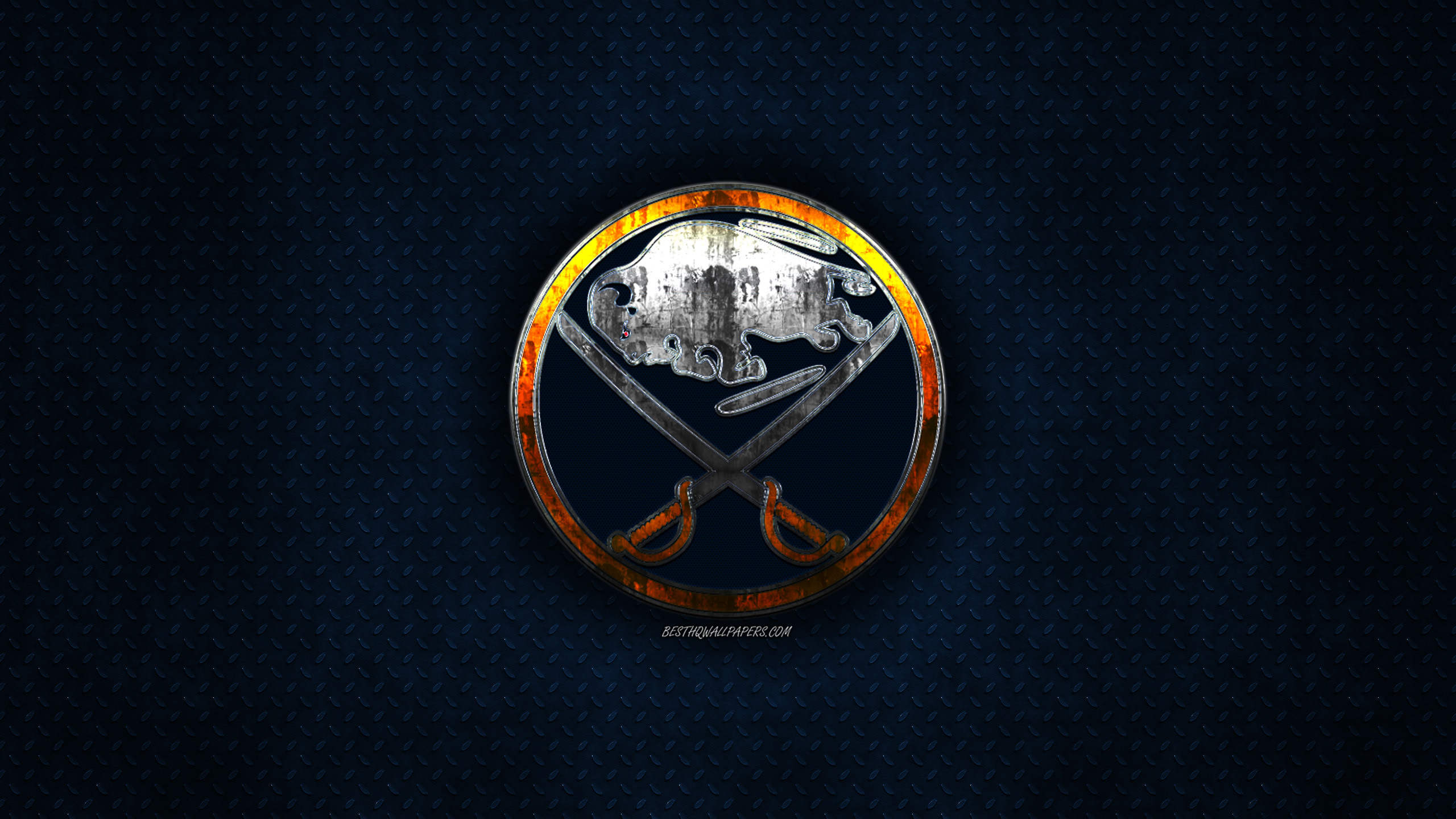 National Hockey League, Emblem, Firmenzeichen, Kreis, Marke. Wallpaper in 2560x1440 Resolution