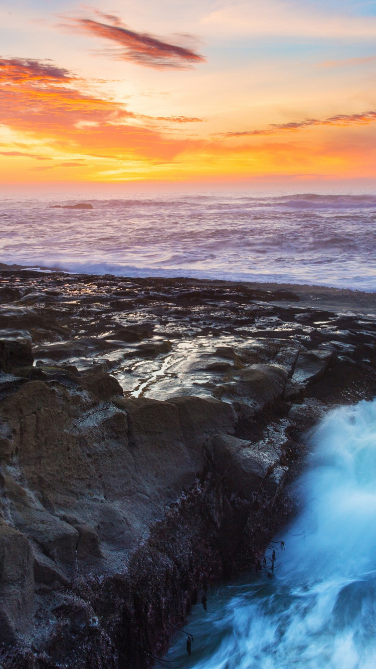 Agua, Los Recursos de Agua, Ambiente, Paisaje Natural, Afterglow. Wallpaper in 750x1334 Resolution
