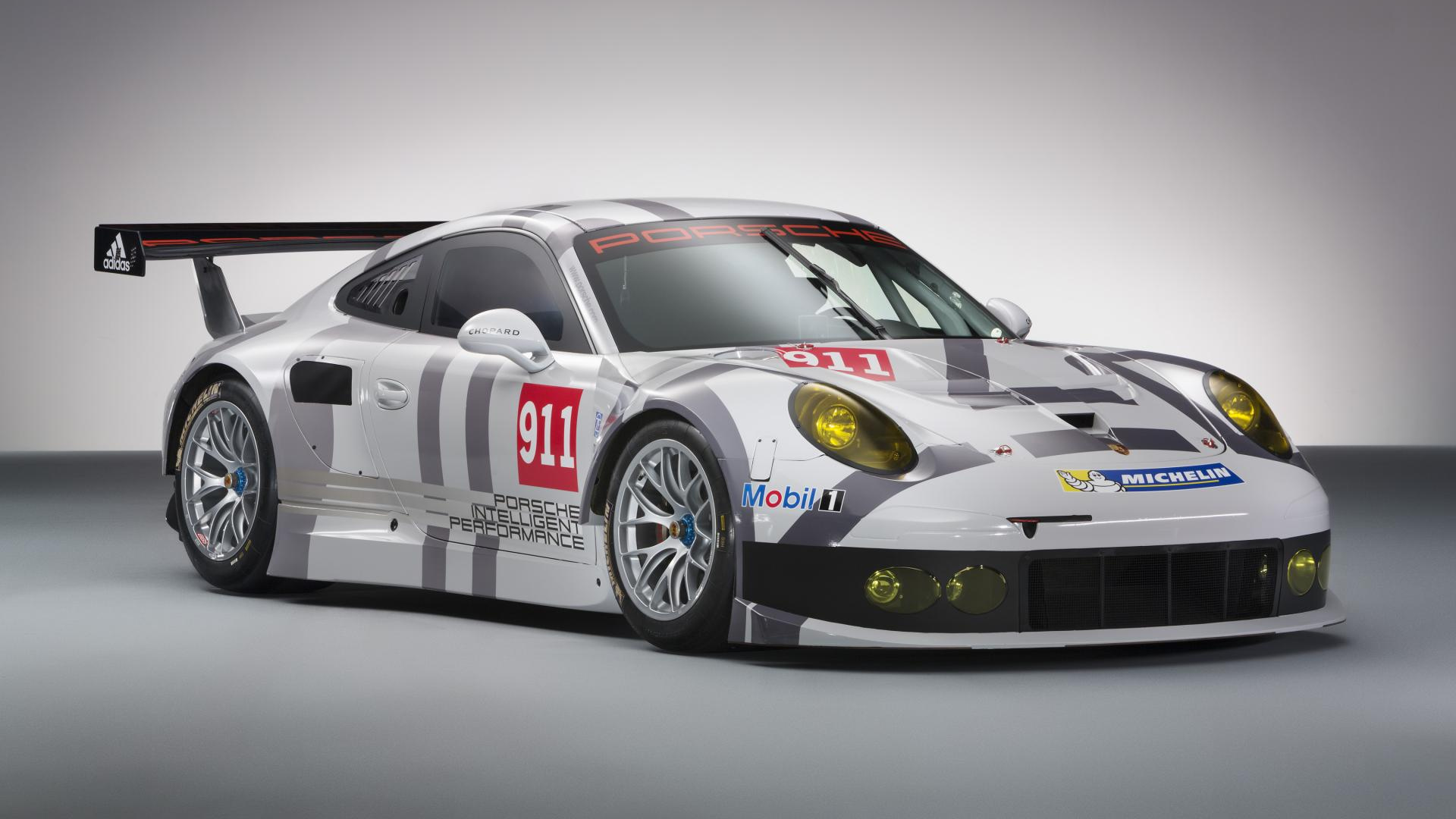 Porsche 911 Blanco y Negro. Wallpaper in 1920x1080 Resolution