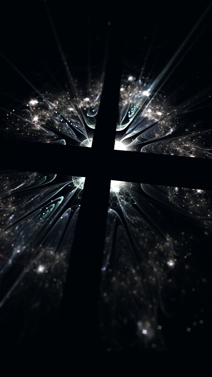 Black and White Light in The Dark. Wallpaper in 720x1280 Resolution