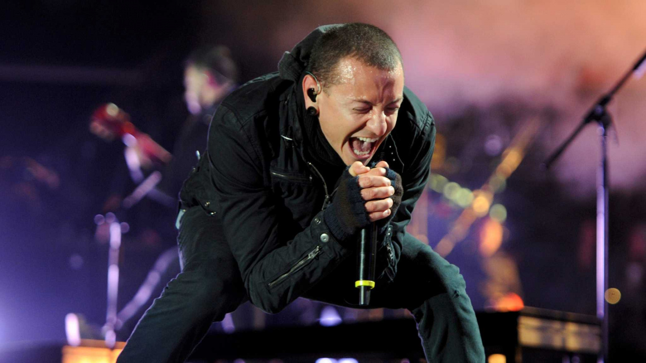 Chester Bennington, Linkin Park, Performance, Music Artist, Entertainment. Wallpaper in 1280x720 Resolution