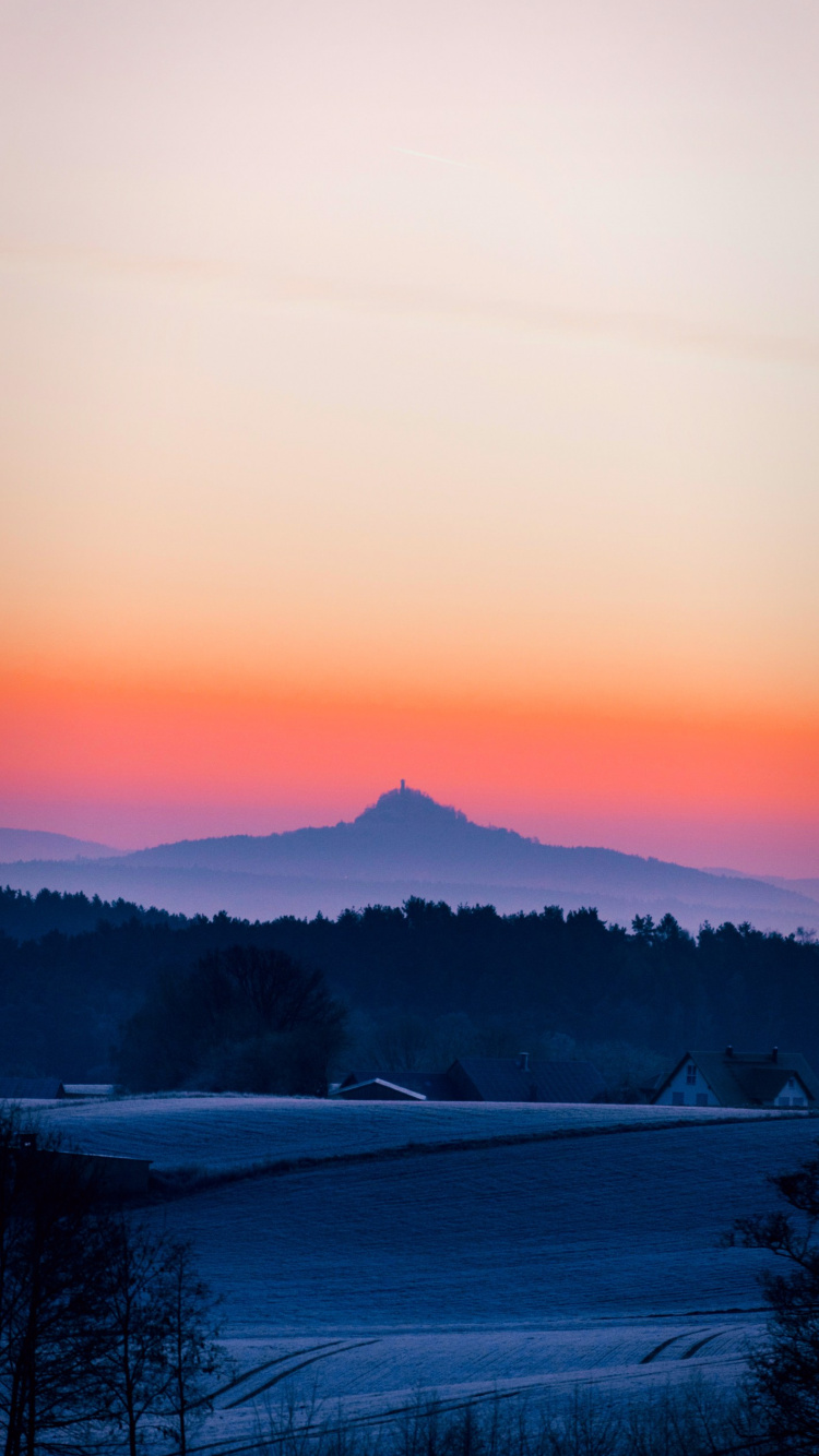 气氛, 生态区, 自然景观, 自然环境, 余辉 壁纸 750x1334 允许