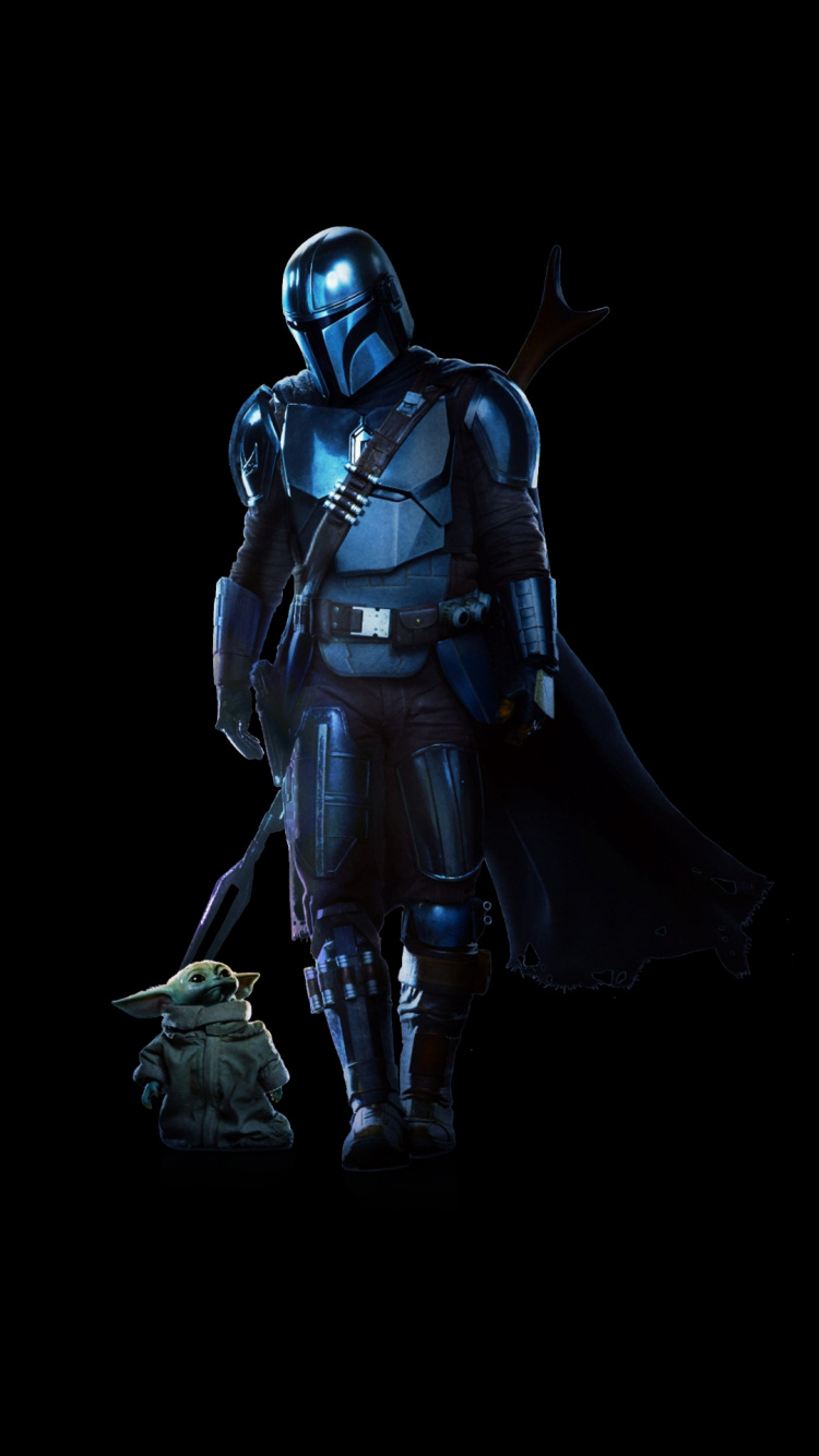 Grogu, The Mandalorian, The Mandalorian - Season 2, 2019, Toy. Wallpaper in 750x1334 Resolution
