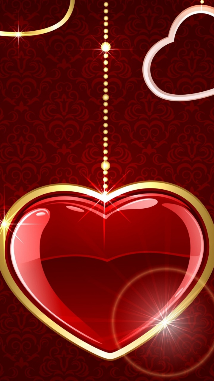 Valentines Tag, Herzen, Liebe, Geschenk. Wallpaper in 720x1280 Resolution