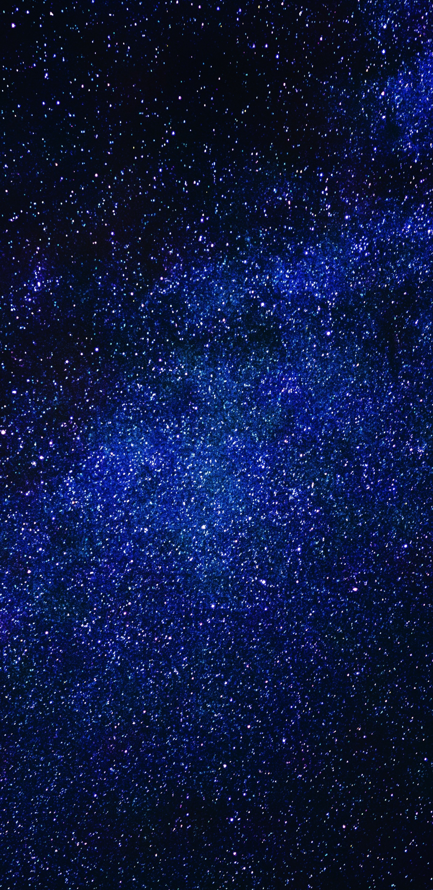 Blue and Black Starry Night. Wallpaper in 1440x2960 Resolution