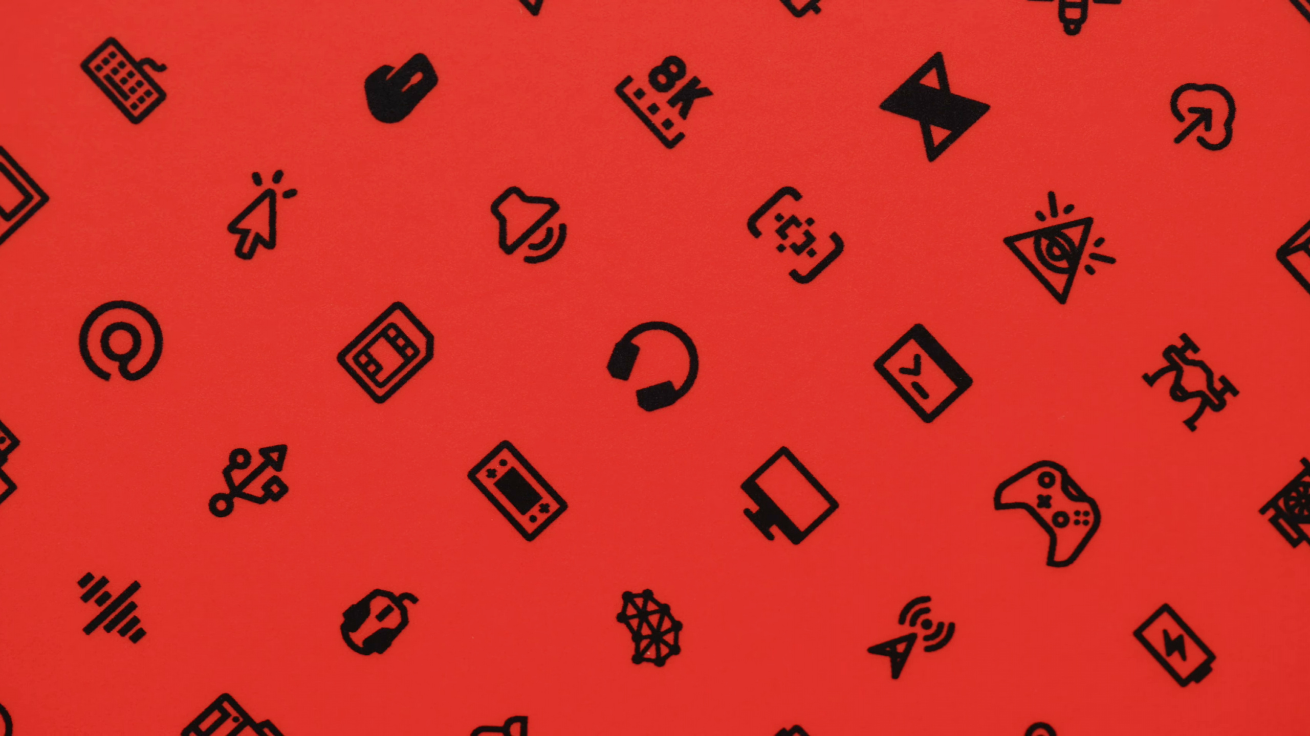 Coraz, Icono, Naranja, Textil, Rosa. Wallpaper in 2560x1440 Resolution