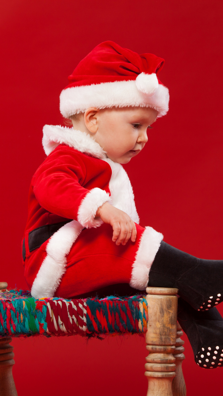 Christmas Day, Santa Claus, New Year, Ded Moroz, Red. Wallpaper in 750x1334 Resolution