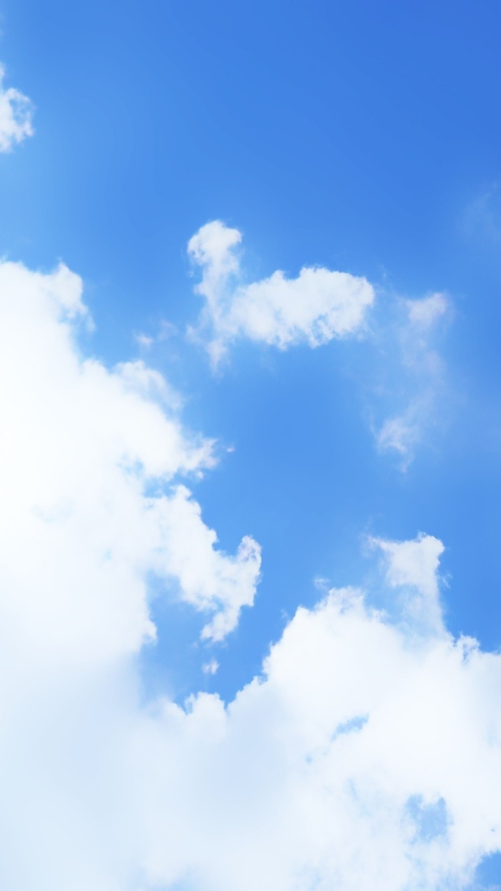 White Clouds and Blue Sky During Daytime. Wallpaper in 720x1280 Resolution
