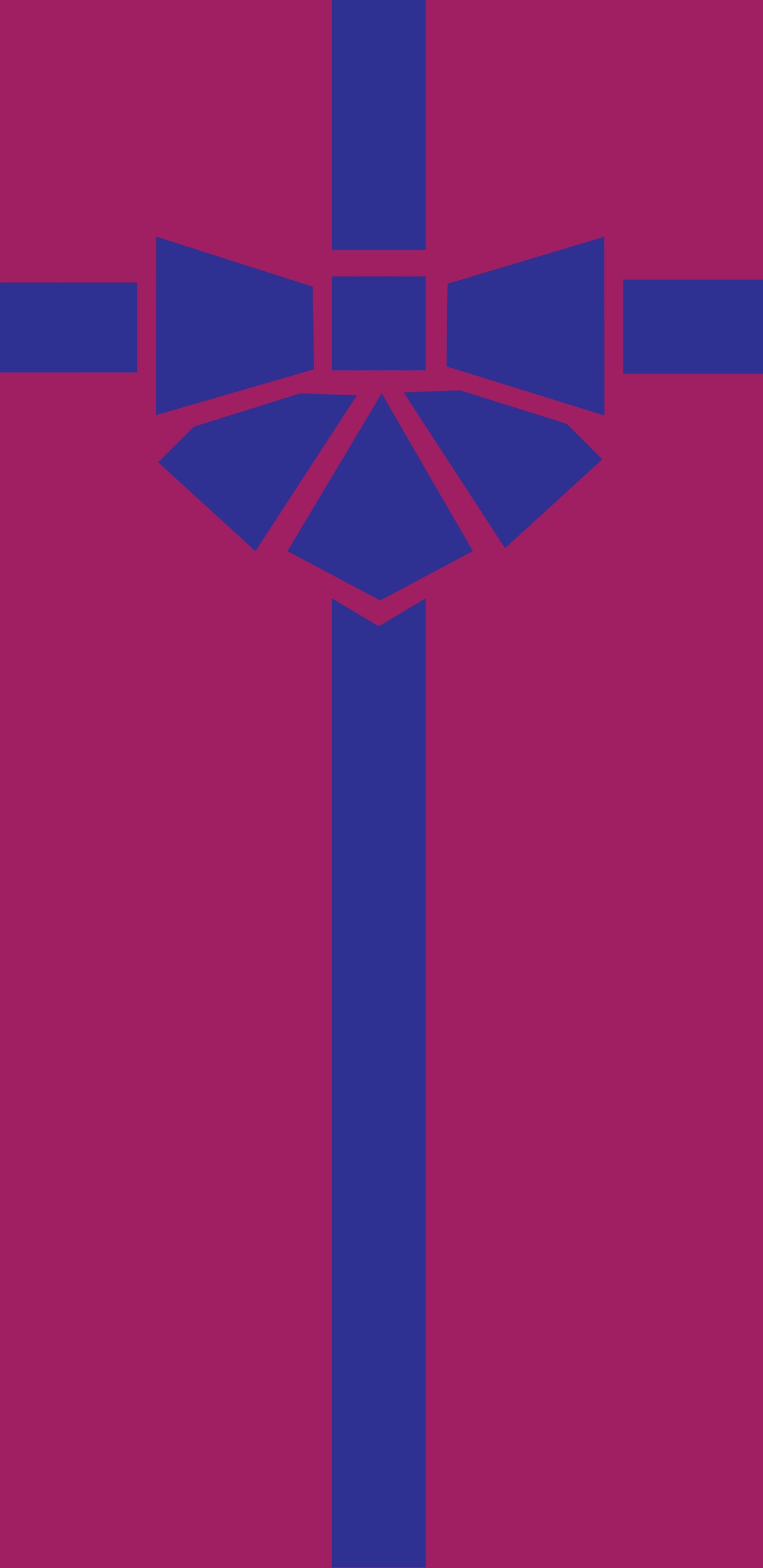 Ilustración de Estrella Rosa y Blanca. Wallpaper in 1440x2960 Resolution