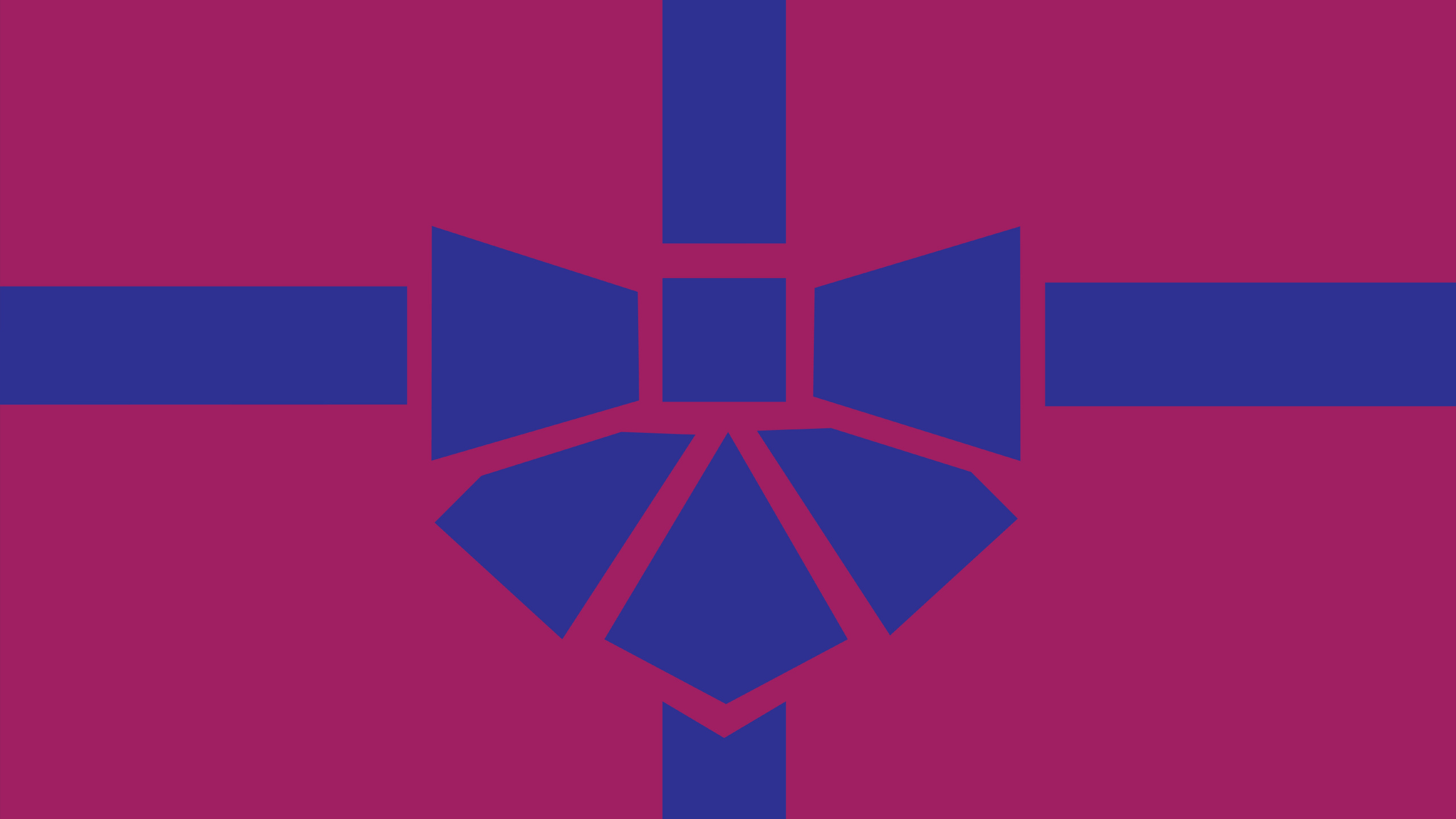 Illustration Étoile Rose et Blanche. Wallpaper in 2560x1440 Resolution