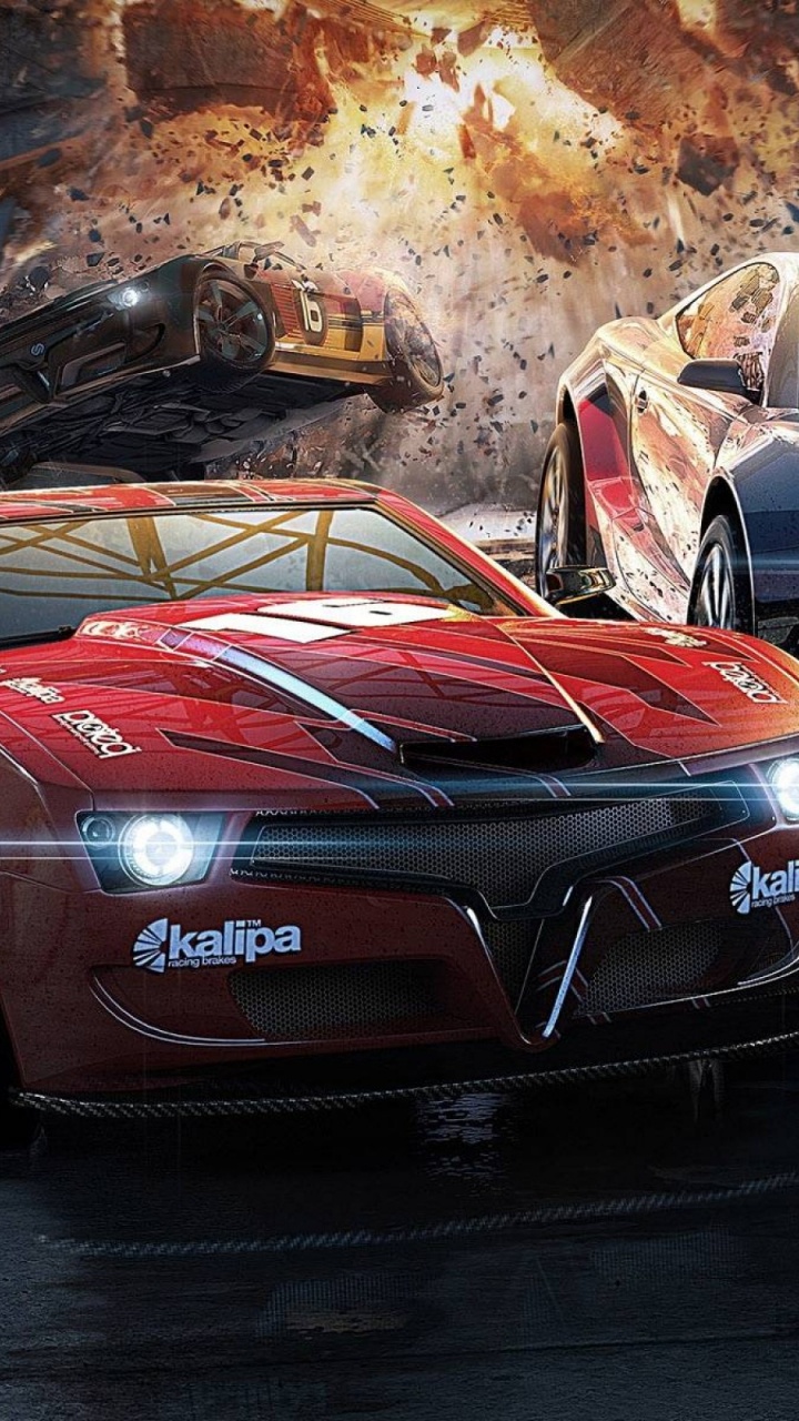 Roter Porsche 911 Auf Der Straße Geparkt. Wallpaper in 720x1280 Resolution