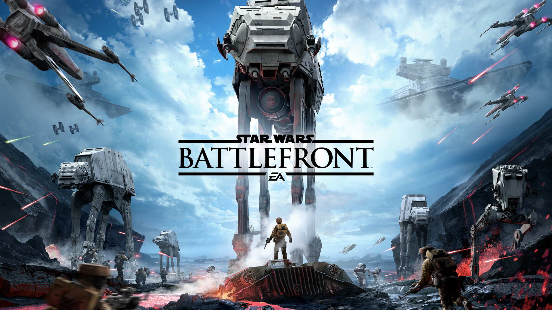 Star Wars Battlefront, Star Wars, pc Game, Games, Mecha. Wallpaper in 1920x1080 Resolution