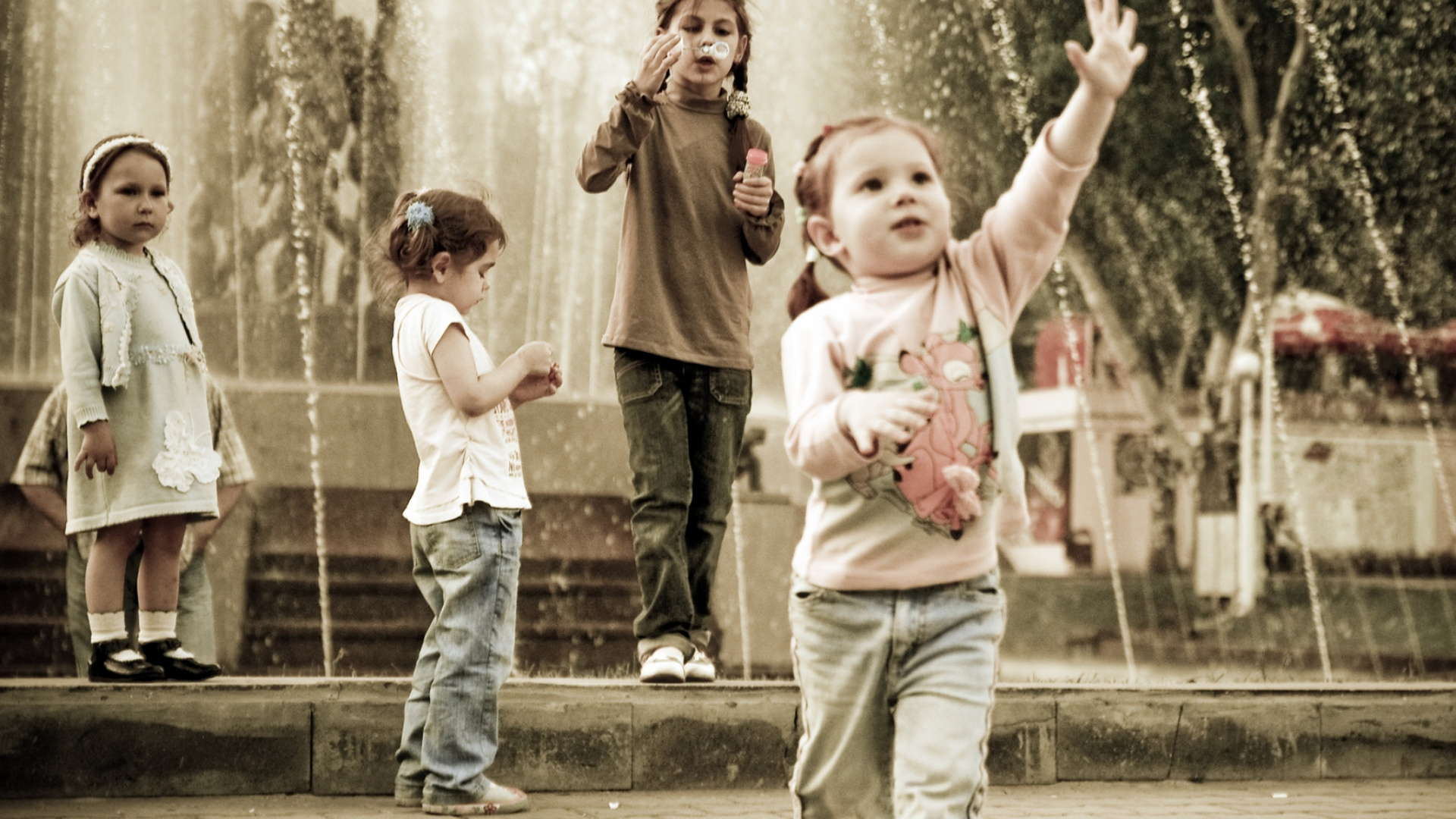 Gens, Enfant, Amusement, Anglais, Bonheur. Wallpaper in 1920x1080 Resolution