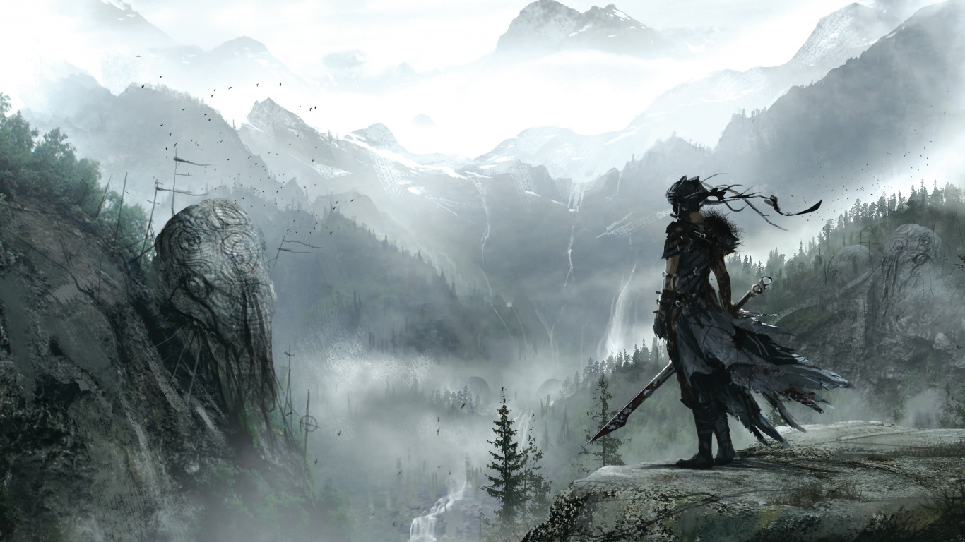 Playstation 4, pc Game, Mythology, Mythical Creature, Terrain. Wallpaper in 1366x768 Resolution